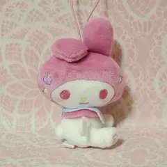 モンチッチ✕マイメロディ おすわりぎゅっとマスコット マイメロ ぬいぐるみ