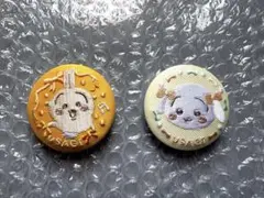 ちいかわ 刺繍缶バッジ2 うさぎ 2個セット