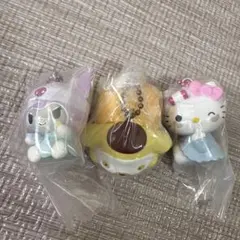 サンリオキャラクターズGRWMマスコットチャーム クロミ ポムポムプリン キティ