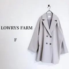 LOWRYS FARM（F）ダブルルーズテーラードジャケット　ベージュ　羽織りのサムネイル