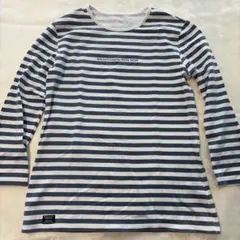 Mademoiselle NON NON ボーダー 七分袖カットソーのサムネイル