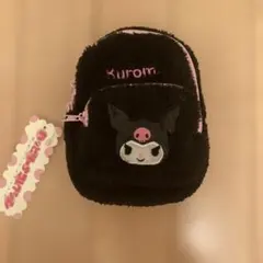 (未使用)クロミ ボア素材 リュック型ポーチ