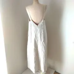 グリーンレーベルリラクシング コットンリネン キャミソール ワンピースF