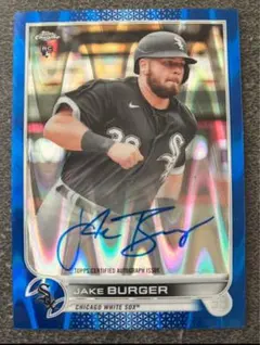 topps chrome jake burger auto /150 rc