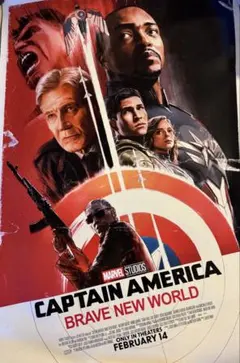 キャプテンアメリカ　ブレイブニューワールド アメリカ劇場・オリジナルポスター2種