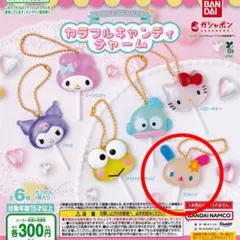 サンリオキャラクターズ カラフルキャンディチャーム 【ウサハナ】2個セット