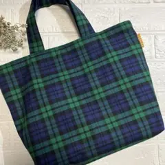マチ付きトートバッグハンドメイド　2126