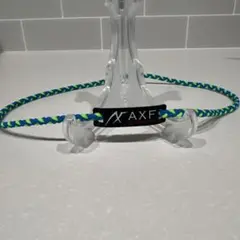 AXF カラーバンド ネックレス ブルー×ライムのサムネイル