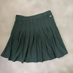ZARA プリーツスカート ダークグリーン 164cm