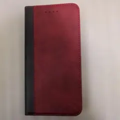 iphone 6 Plus 手帳型スマホケース レッド×ブラック