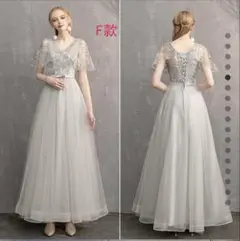 ブライズメイド/ドレス/パーティードレス/発表会/グレー