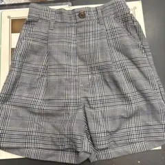 チェック柄 半ズボン 135~145cm 短パン　140 キッズ　子供服