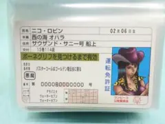 ワンピース パロディカード【ロビン・運転免許証】
