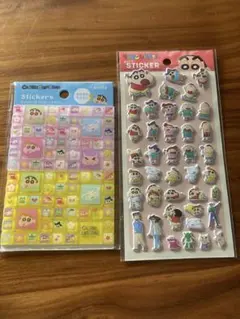 【新品】クレヨンしんちゃん タイルシール ぷっくりステッカー