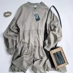 未使用アーバンリサーチ ドアーズ DOORS コットンボイル チュニックブラウス