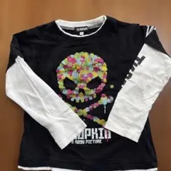 TK SAPKID 長袖カットソー スカルプリント 120