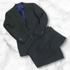 チンクエチェント　スーツ上下セット　ビジネス　オフィス　ウール混　カジュアル　M