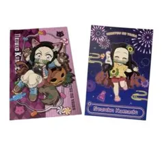 鬼滅の刃 ハロウィン、花火大会 ポストカード 竈門禰豆子