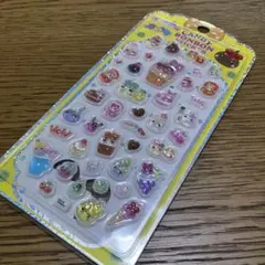 新品　韓国限定　キャンディボンボンステッカー　ほっぺちゃん　イエロー