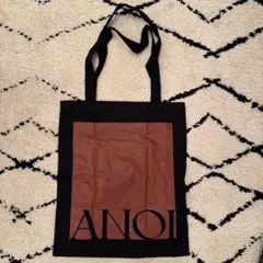 ANOI エコバッグ 黒/茶色