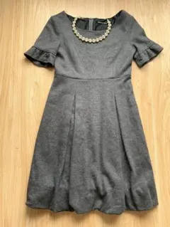 ストロベリーフィールズ ワンピース　ウール生地　冬ワンピ