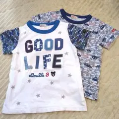 DOUBLE.B MIKI HOUSE Tシャツ 2枚セット 100のサムネイル
