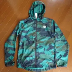 【美品】ニューバランス ナイロンジャケット フード付き Sサイズ