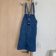 グローバルワーク　デニムサロペットスカート160