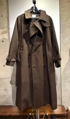 EMMA CLOTHES トレンチコート ブラウン メンズS レディースS/M
