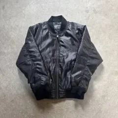 00s MA-1 フライトジャケット 古着 ブラック 黒 美品