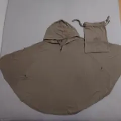 ドラコ DORACO フード付き 授乳ケープ ポンチョ ベージュ 収納袋付き