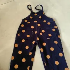 ネイビー コーデュロイ オーバーオール 95cm未満