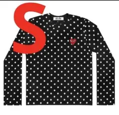 PLAY COMME des GARÇONS 水玉柄 ドット 長袖カットソー - メルカリ