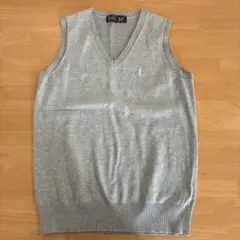 EAST BOY グレー Vネック スクールベスト　11号