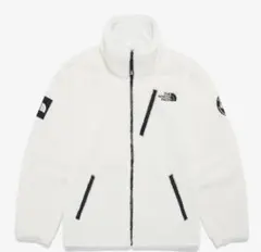 ザノースフェイスフリース リモ ジャケット ホワイト　L　アイボリー