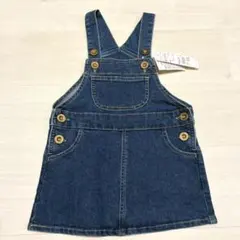 ❣️新品タグ付き デニム ジャンパースカート ワンピース 95cm ベビーのサムネイル