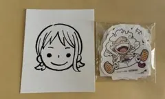 ワンピースデイ バウンティラッシュ　ステッカー　2026 ナミ ぬりえ