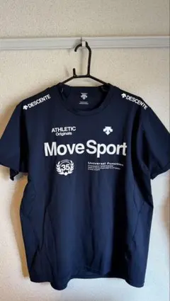 DESCENTE MoveSport Tシャツ ネイビー