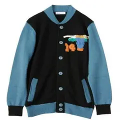 大人気♡新品！バッファローパッチワーク ニット ブルゾンのサムネイル