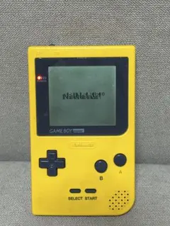 ゲームボーイポケット　イエロー　ジャンク品