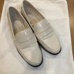 ZARA ローファー　アイボリー　サイズ23センチ　36