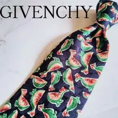GIVENCHY　ジバンシー　ネクタイ　美品　シルク　総柄