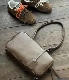 JISTORY ショルダーバッグ brown