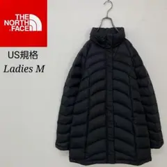 ノースフェイス US規格 600FIL セミロングダウン ブラック レディースM