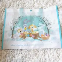 ダッフィー ショッピングバッグ ホワイトウィンタータイムワンダーズ ディズニー