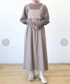 VANNIE U ヴァニーユー キャミワンピース ロングワンピース リネン 新品