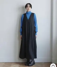 【新品】北欧暮らしの道具店 hopeと名付けたジレにもなるワンピースfoufou 北欧暮らしの道具店 : hopeと名付けた、ジレにもなるwith foufou