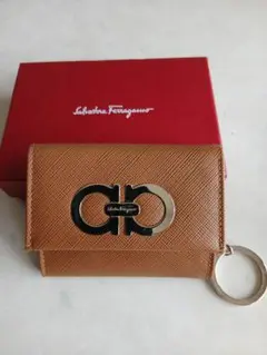 Salvatore Ferragamo コインケース ブラウン