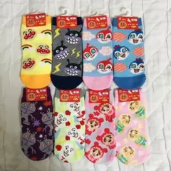 だだんだん　アンパンマン　バイキンマン　ドキン　コキン　靴下　8足セット