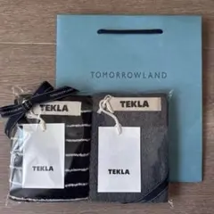 即購入可❣️大人気❣️TEKLA ハンドタオル ブラックストライプ、チャコールグレーのサムネイル
